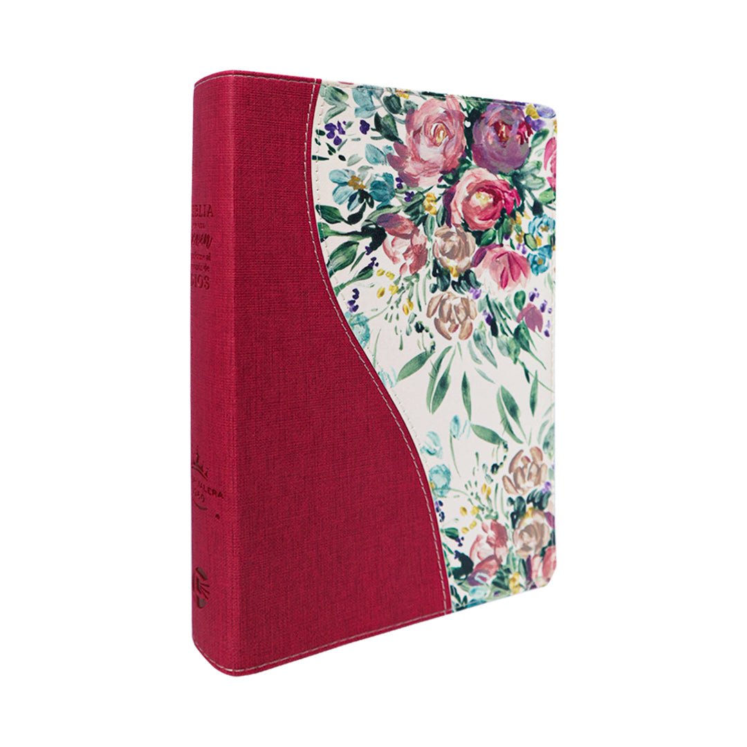 BIBLIA RV1960 DE UNA JOVEN CONFORME AL CORAZON DE DIOS/ DUOTONO FLORAL