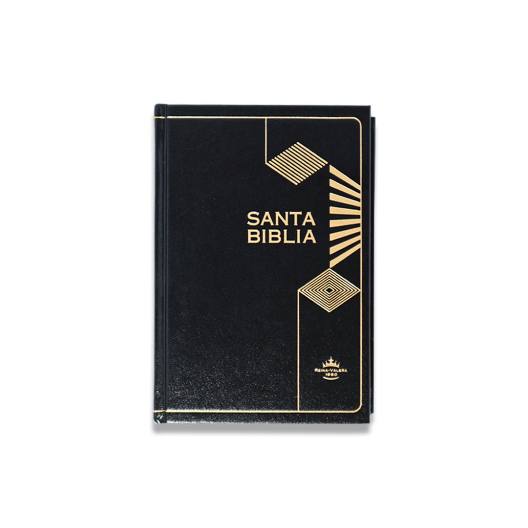 BIBLIA RV1960 LETRA GRANDE PALABRA DE JESUS EN ROJO C/ REFERENCIAS TAPA DURA negro