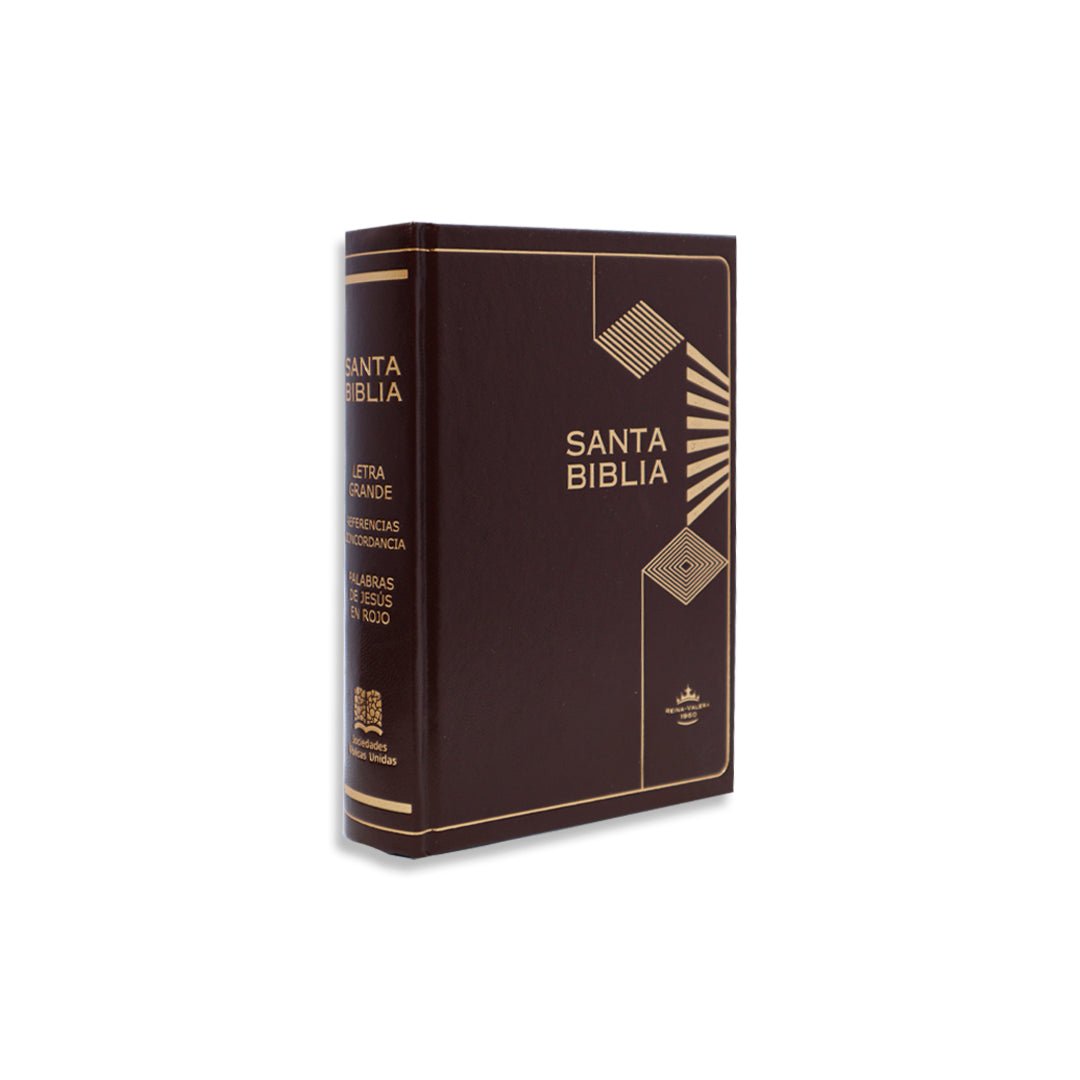 BIBLIA RV1960 LETRA GRANDE PALABRA DE JESUS EN ROJO C/ REFERENCIAS TAPA DURA