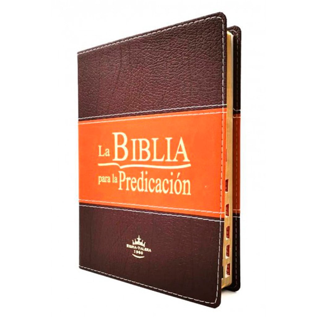 Biblia RVR1960 de la Predicación c/índice Marrón