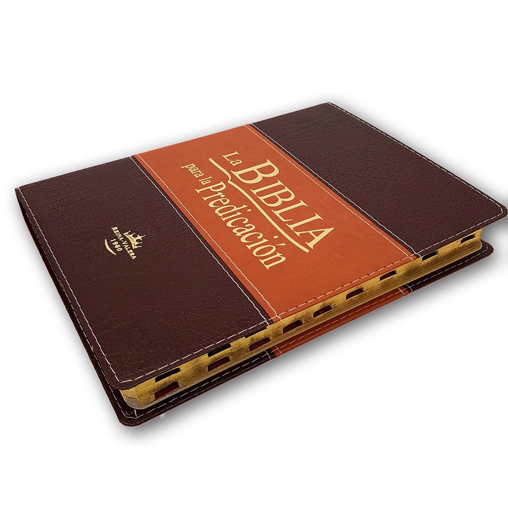 Biblia RVR1960 de la Predicación c/índice Marrón