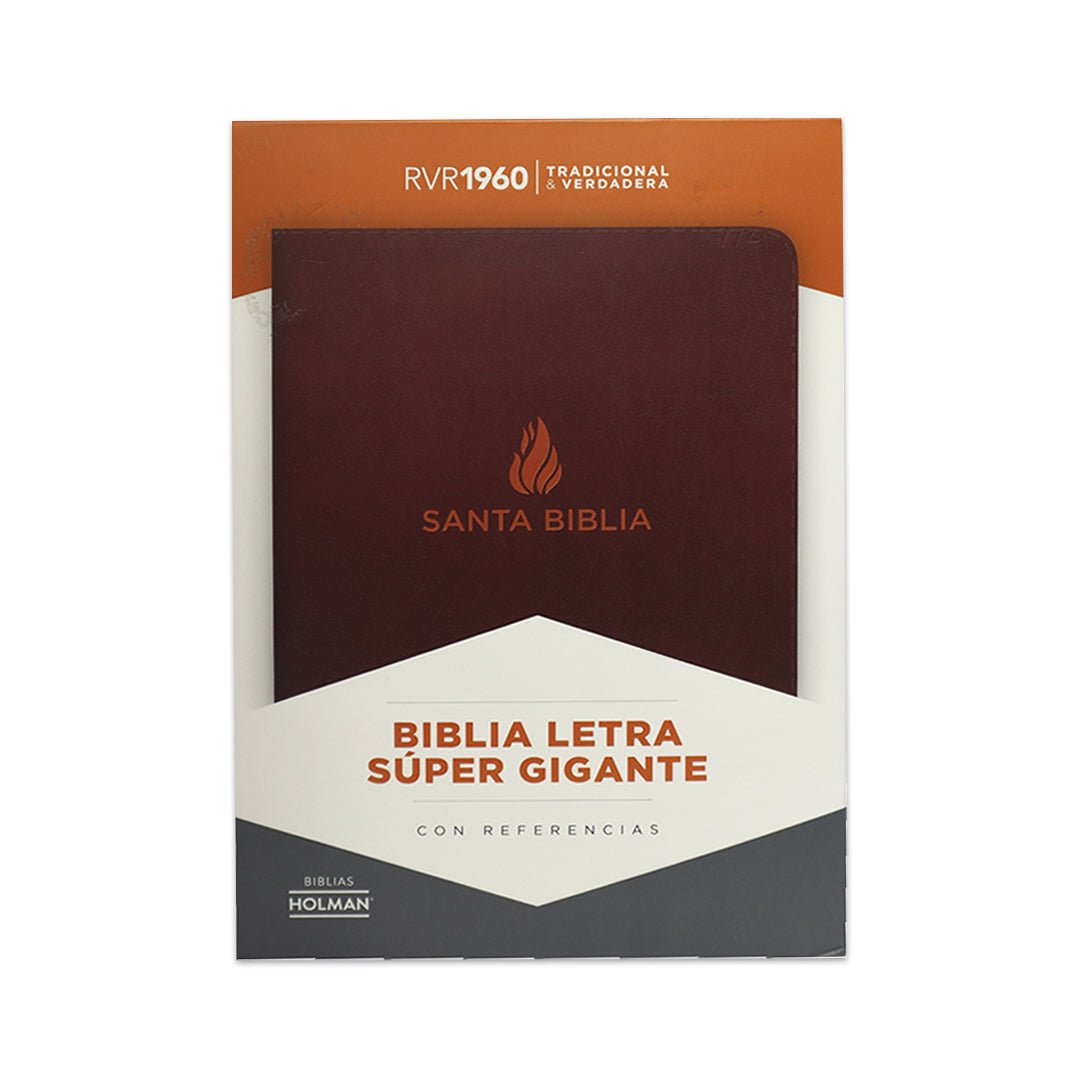 BIBLIA RVR1960 LETRA SUPER GIGANTE /PIEL FABRICADA