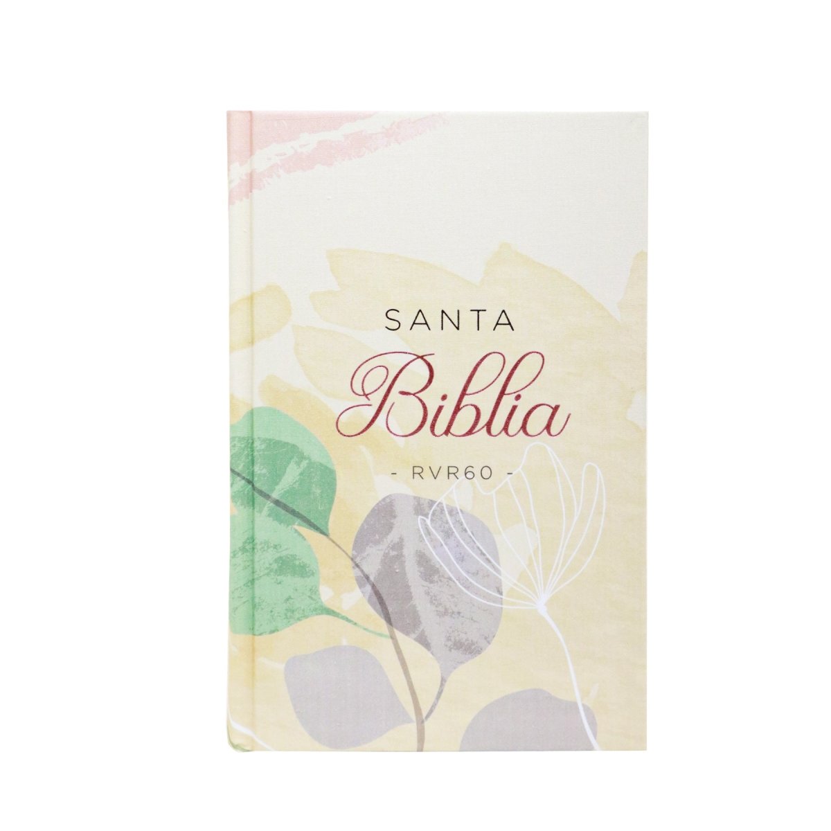 BIBLIA RVR1960 MANUAL LETRA GRANDE TAPA DURA FLORES/TELA INDICE 3