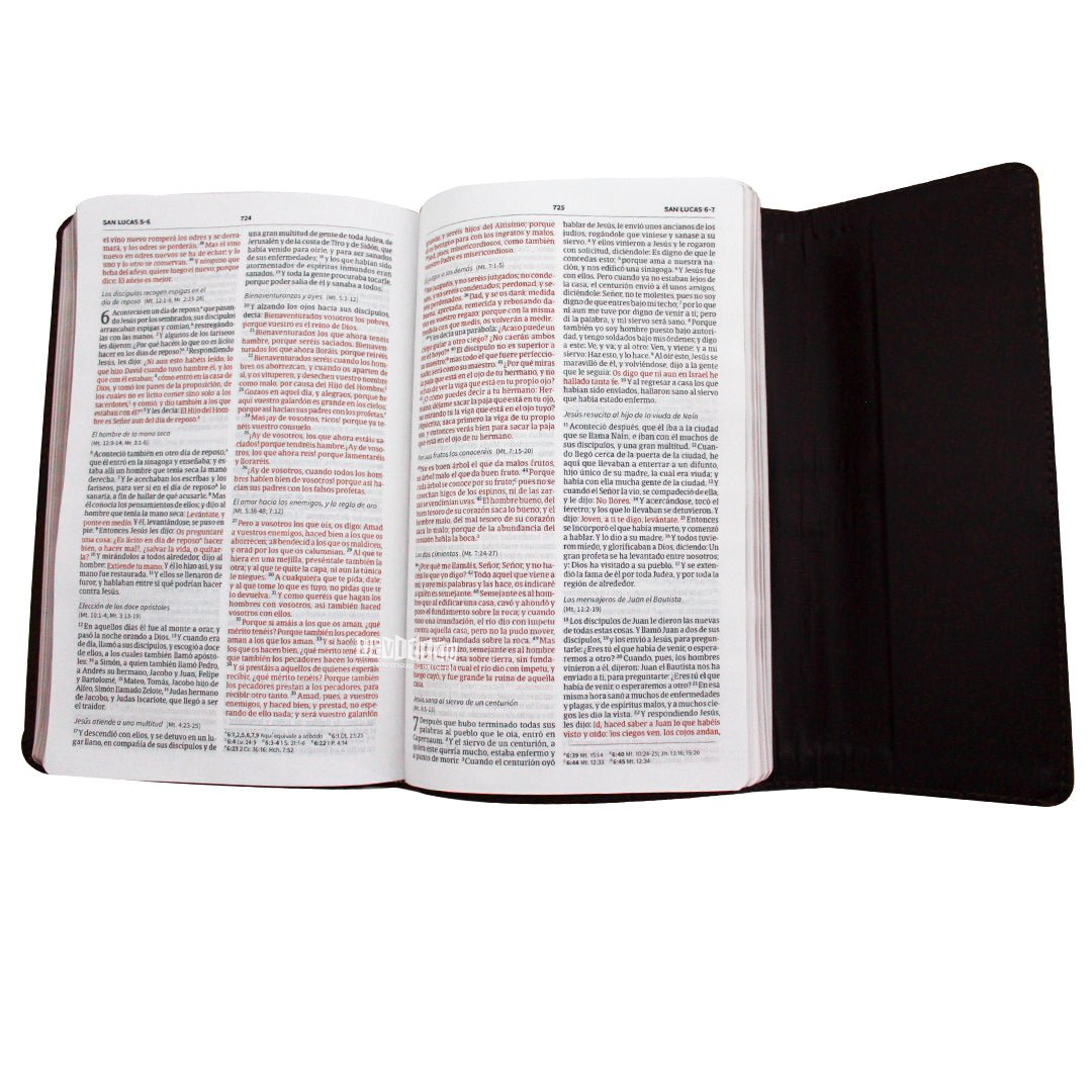 Biblia RVR1960 Ultrafina, con solapa símil piel C/INDICE