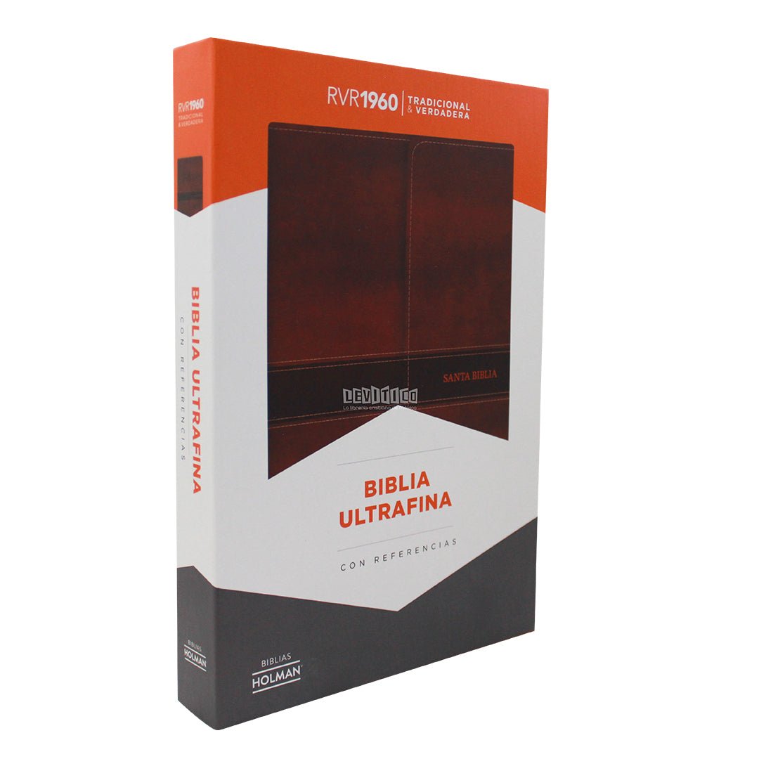 Biblia RVR1960 Ultrafina, con solapa símil piel C/INDICE