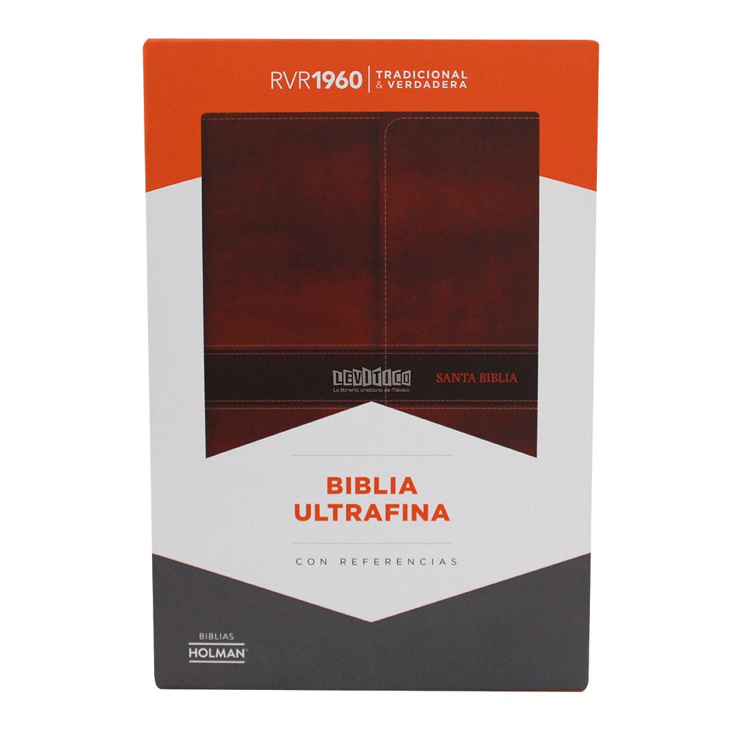 Biblia RVR1960 Ultrafina, con solapa símil piel C/INDICE