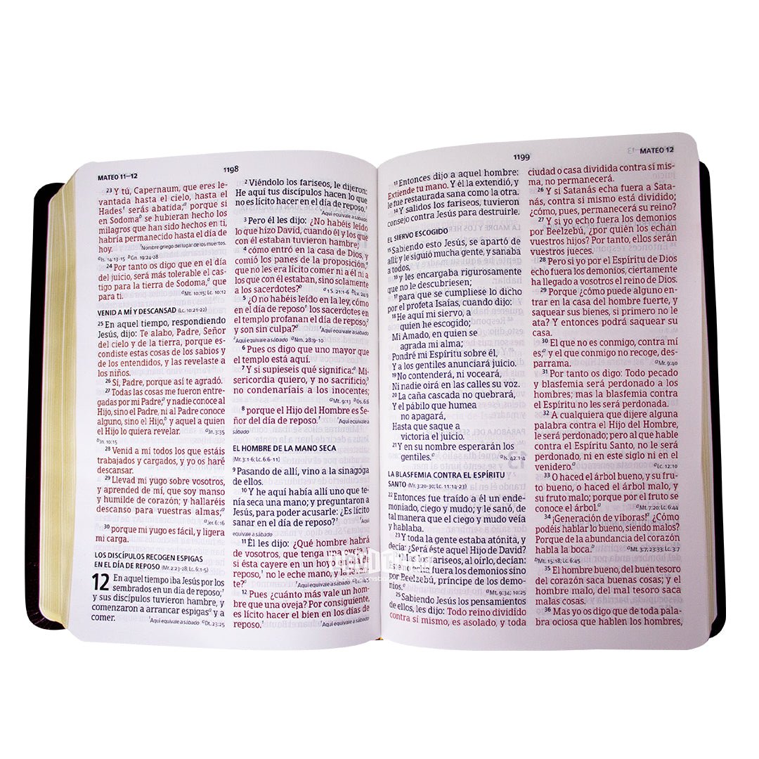 Biblia RVR60 Tamaño manual letra grande imitación piel