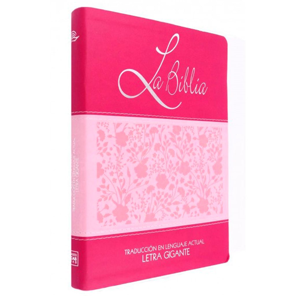 BIBLIA TLA LETRA GIGANTE DUO FUCSIA