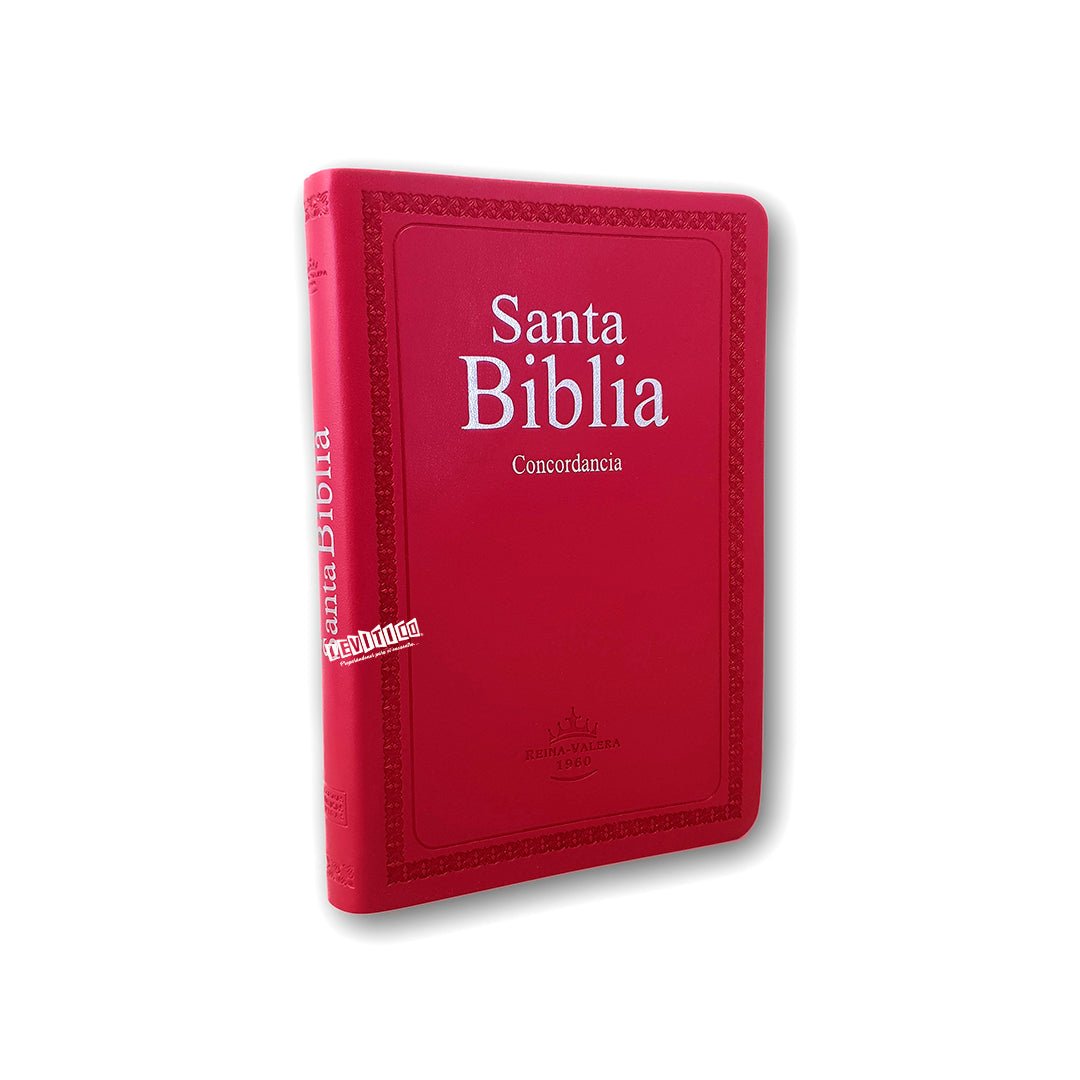 Santa Biblia c/ Concordancia Piel sintética Fucsia