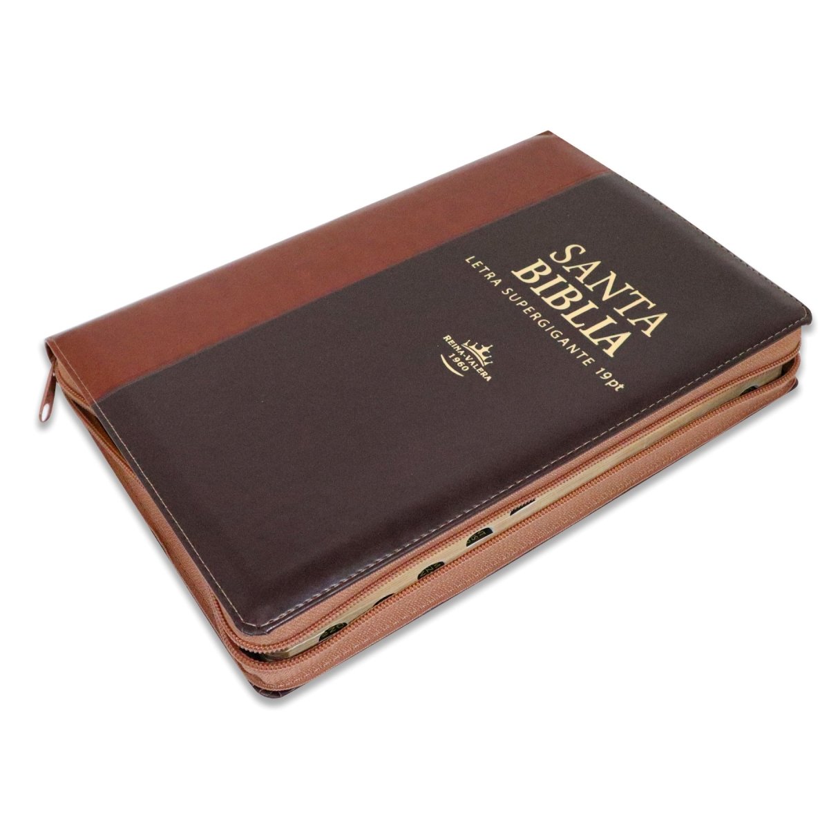 SANTA BIBLIA REINA VALERA 1960 SUPERGIGANTE 19 PT/DUOTONO INDICE