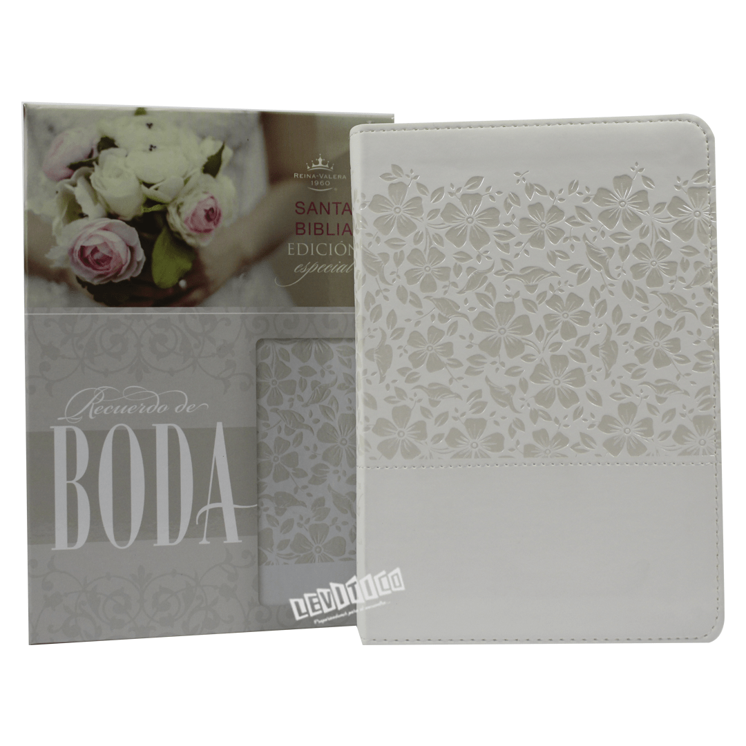 Santa Biblia RV 1960 Recuerdo de Boda "Floral"
