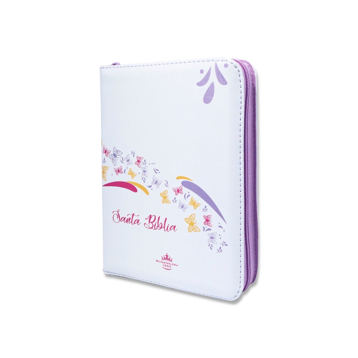 SANTA BIBLIA RV1960 BLANCO MARIPOSAS