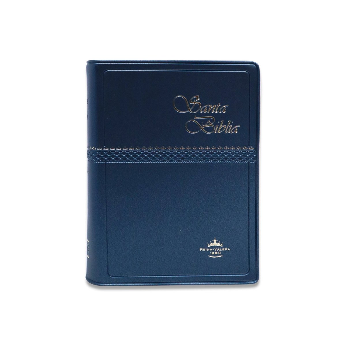 SANTA BIBLIA RV1960 COMPACTA VINIL COLORES AZUL