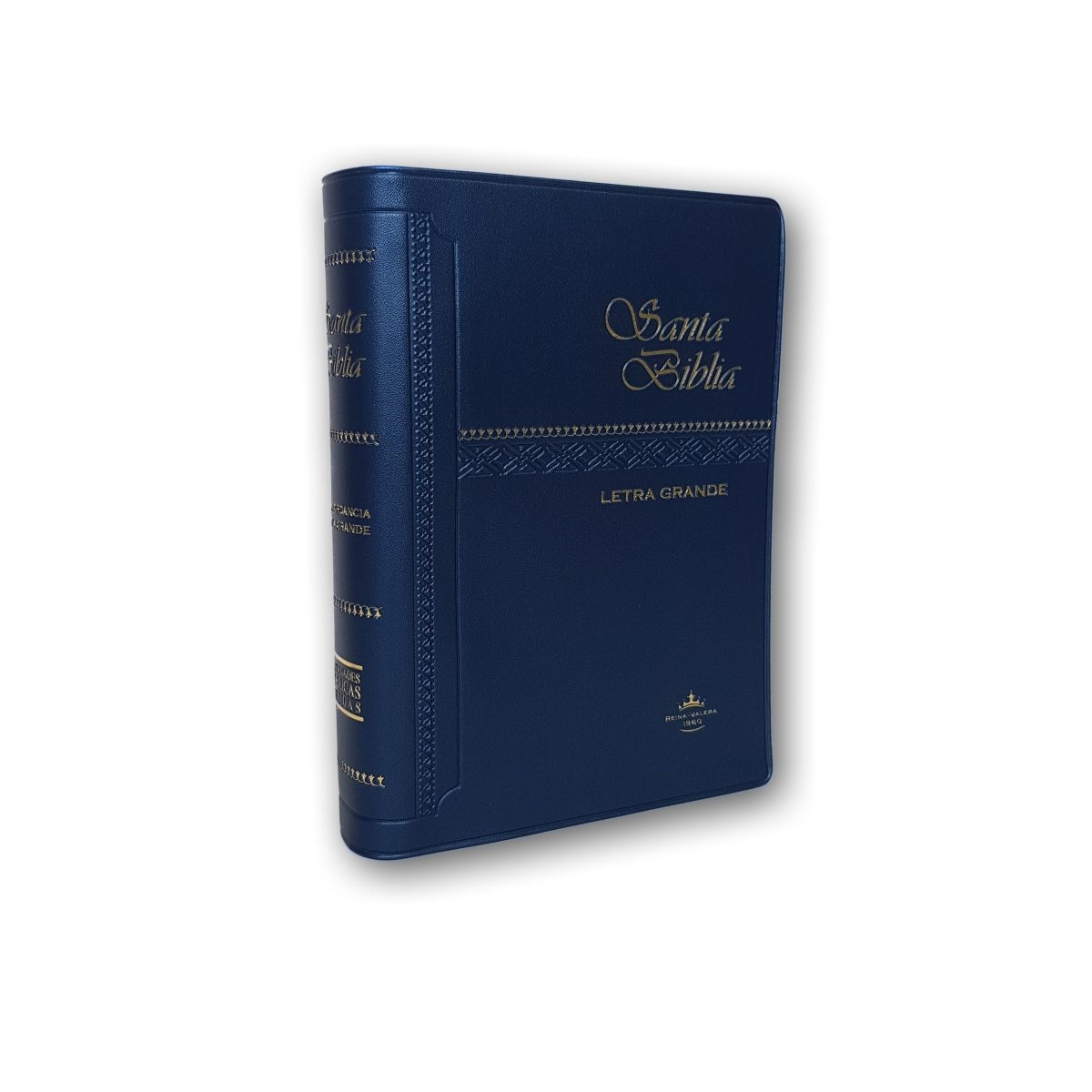 Santa Biblia RVR 1960 Compacta Vinil LG Azul