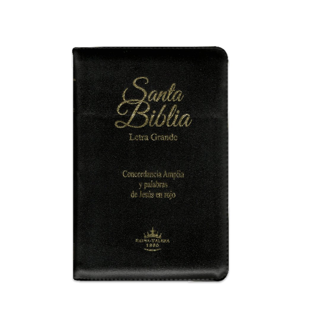 Santa Biblia Rvr1960 Letra Grande Imit Piel Concordancia Amplia negro