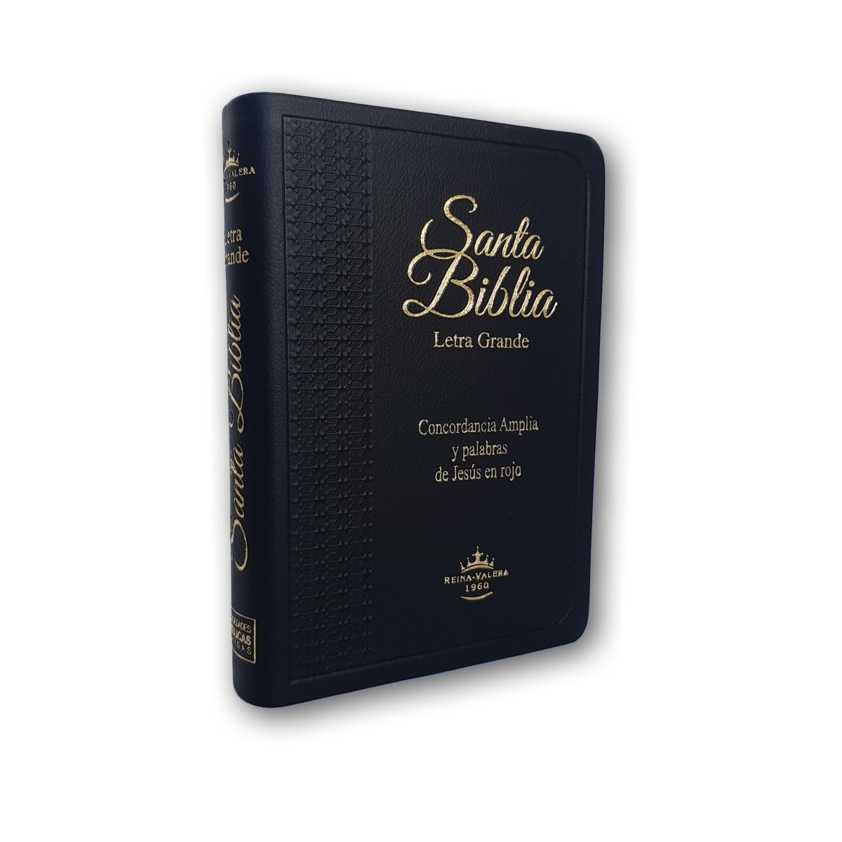 Santa Biblia RVR1960 Letra Grande imita piel Concordancia Amplia