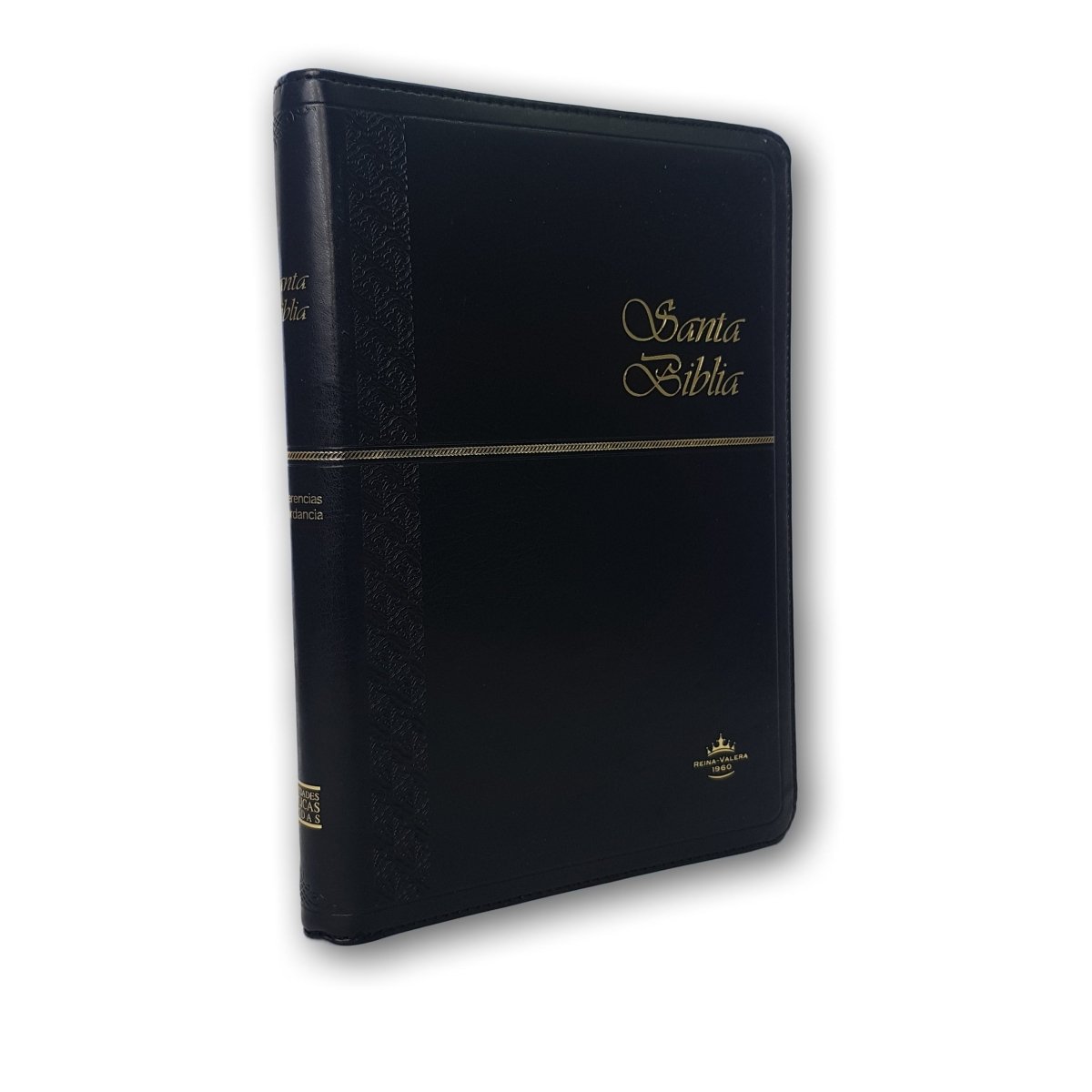 Santa Biblia RVR1960 Ultra fina c/cierre c/índice Negra