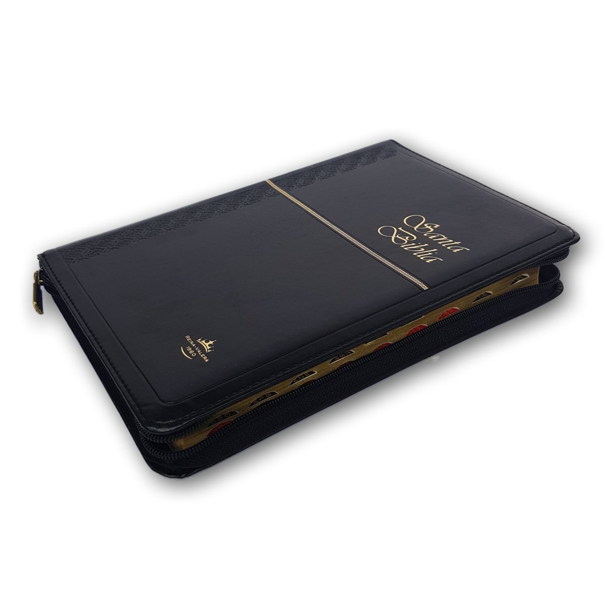 Santa Biblia RVR1960 Ultra fina c/cierre c/índice Negra