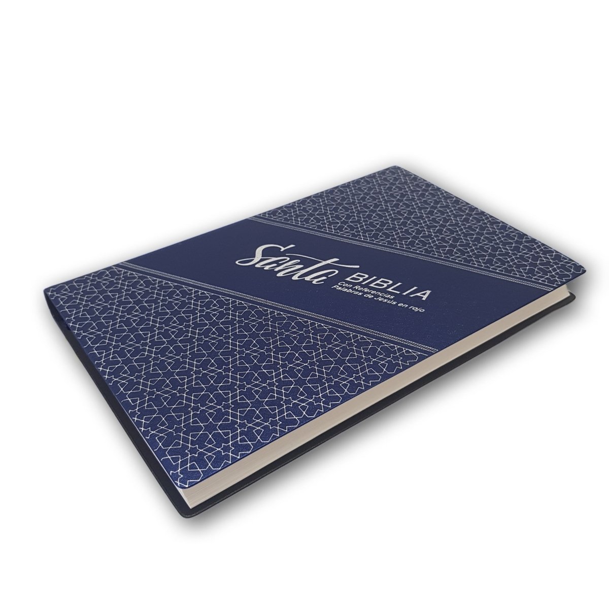 Santa Biblia RVR1960 Ultra fina Vinil Azul con Referencias