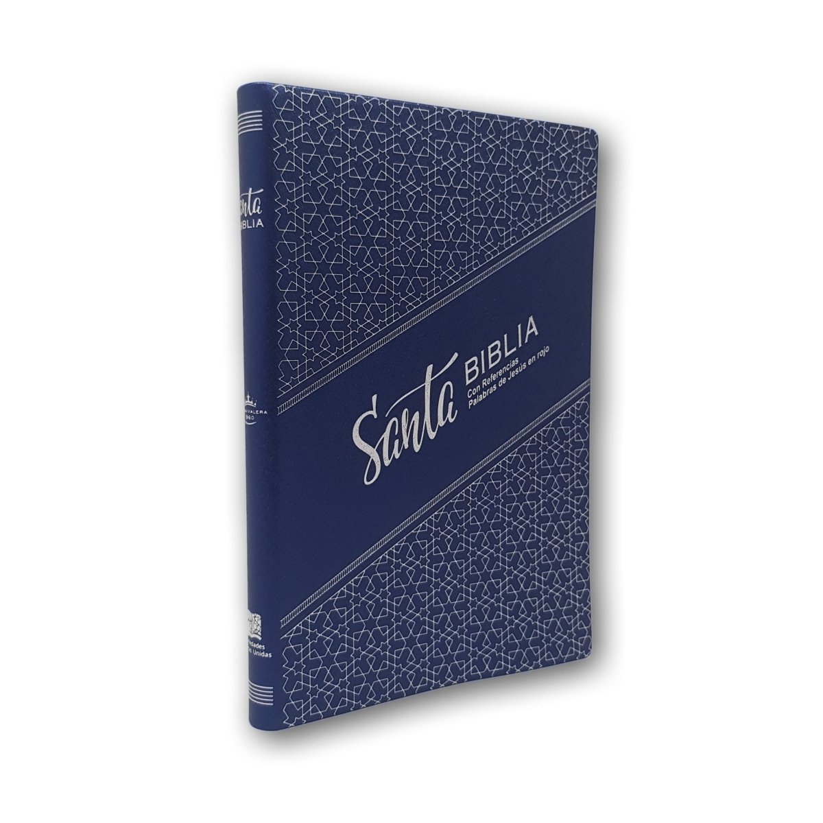 Santa Biblia RVR1960 Ultra fina Vinil Azul con Referencias