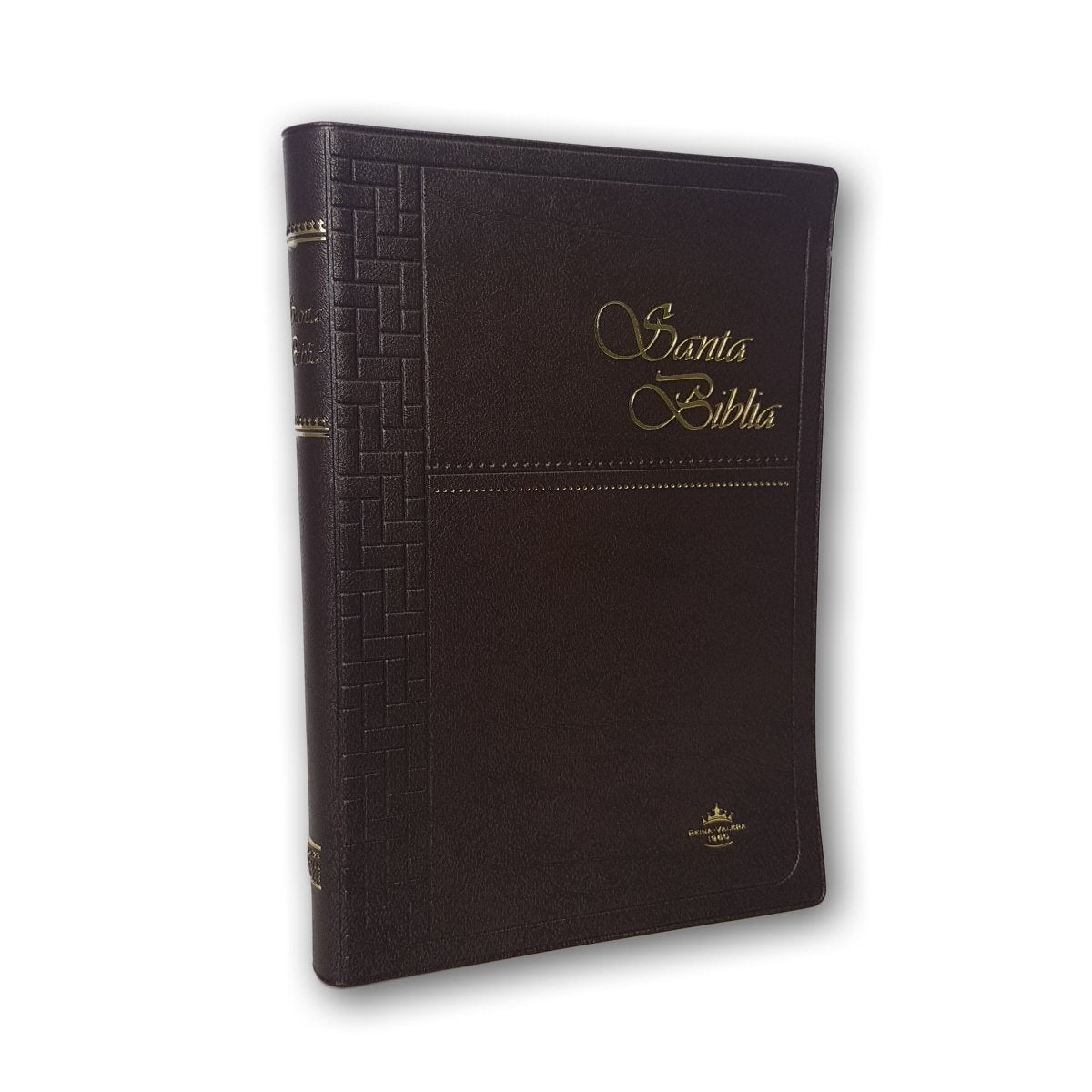 Santa Biblia RVR1960 Ultra fina Vinil Colores Café