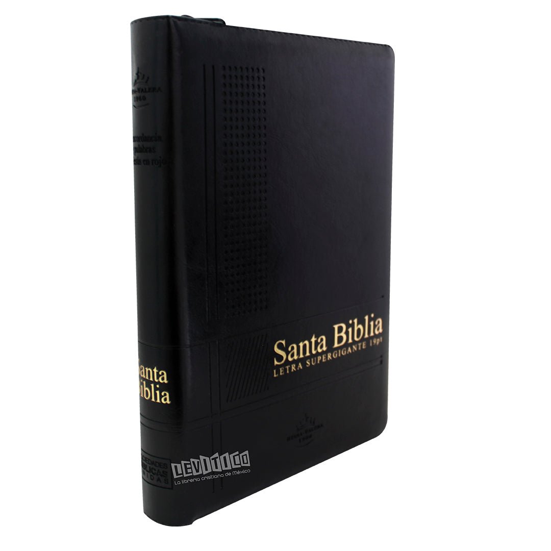 Santa Biblia RVR60 Letra Supergigante c/cierre