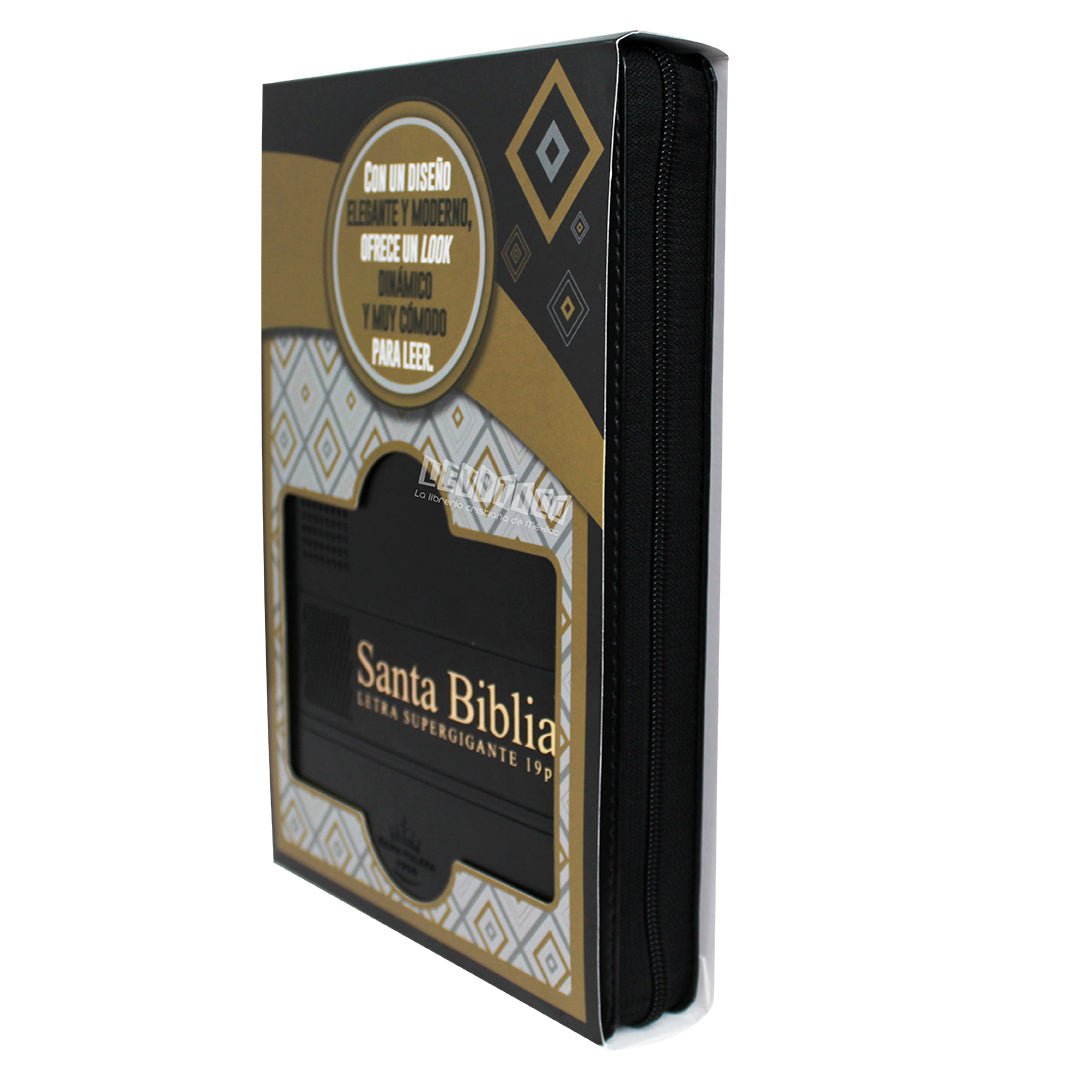 Santa Biblia RVR60 Letra Supergigante c/cierre