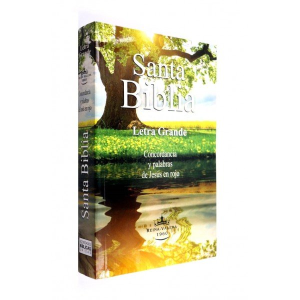Santa Biblia RVR60 rústica árbol Letra grande
