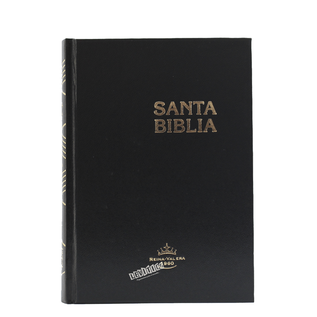 Santa Biblia RVR60 Tapa dura compacta Negro