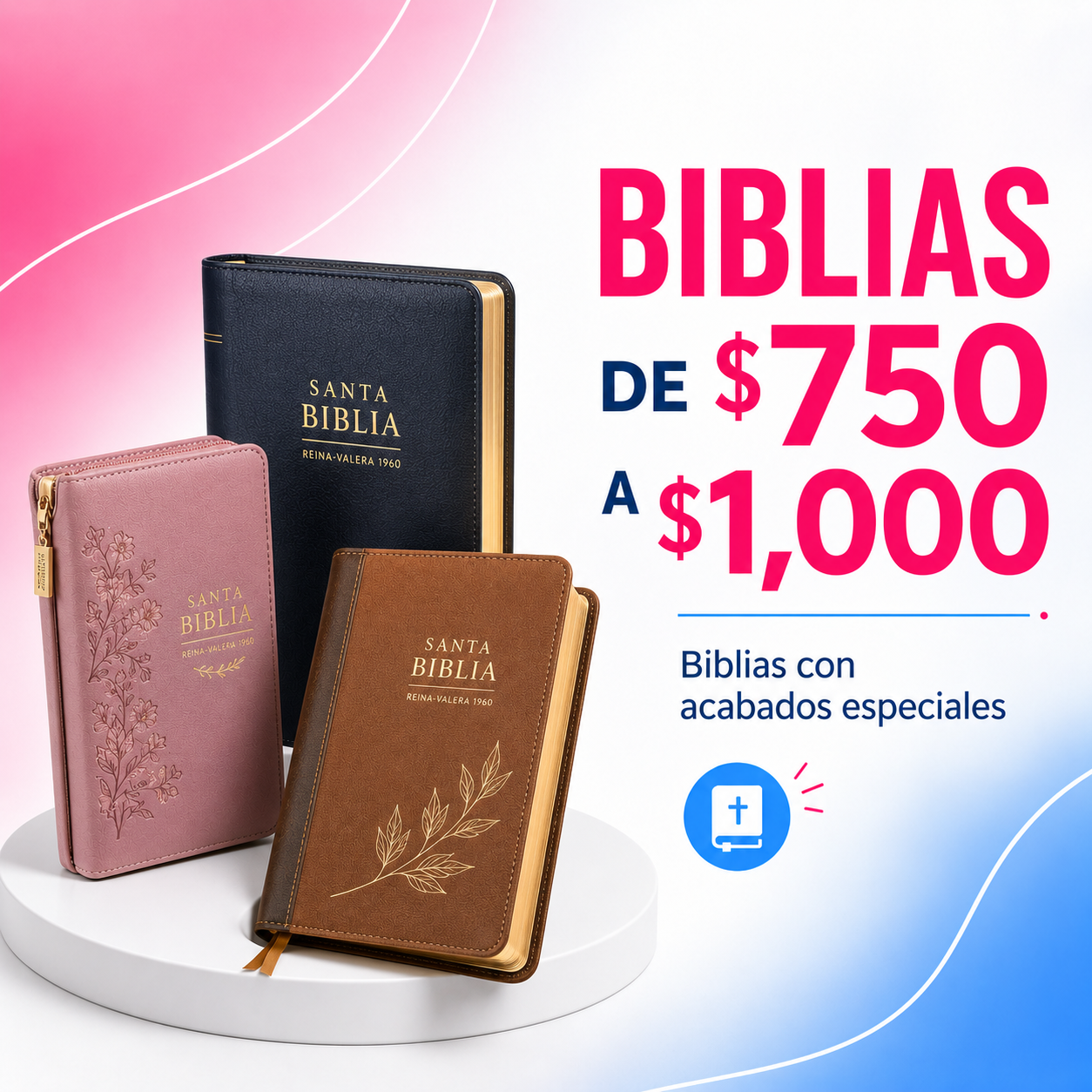 BIBLIAS DE $750 A $1,000