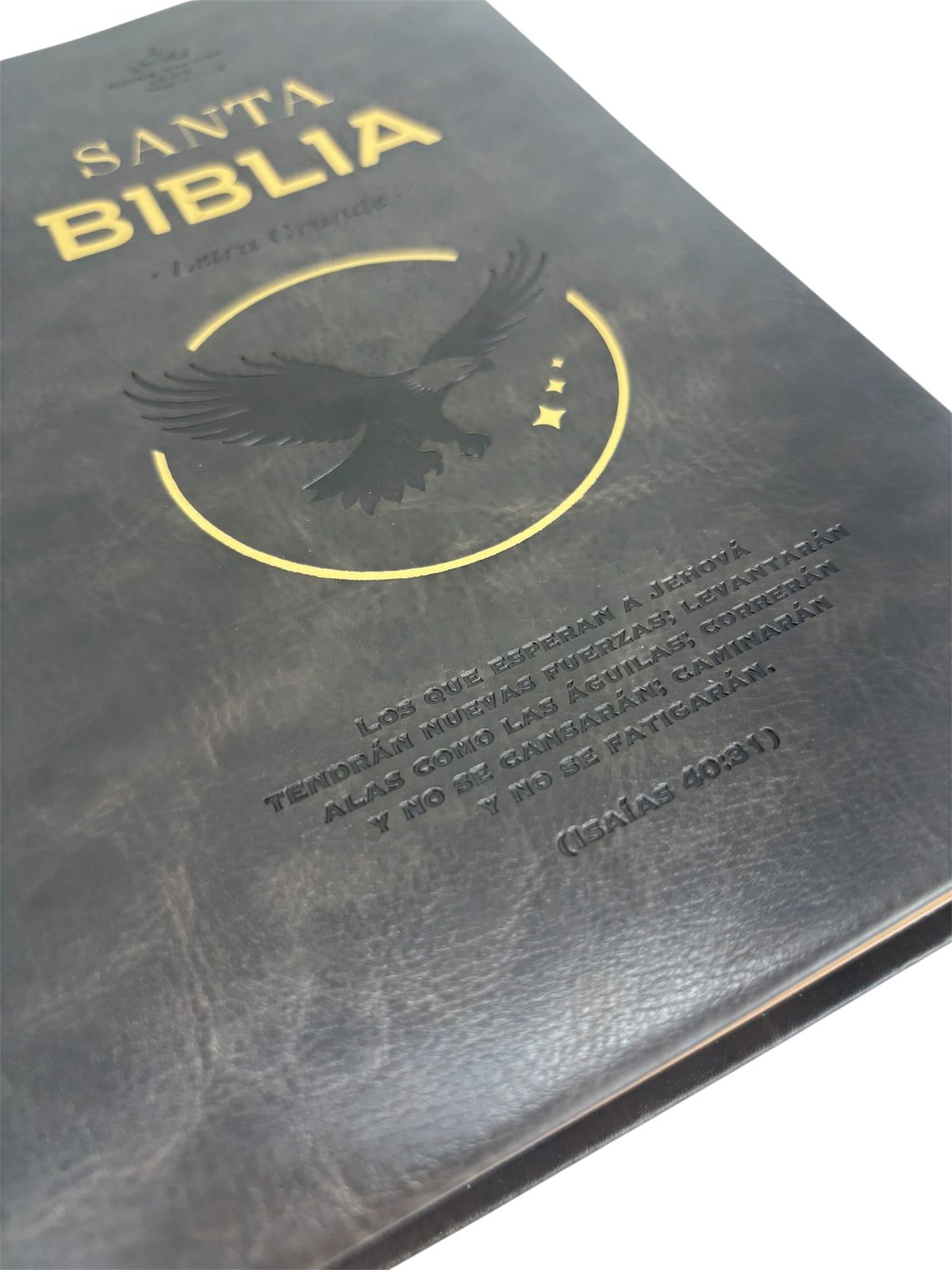 BIBLIA REINA VALERA 1960 LETRA GRANDE MANUAL IMIT PIEL MOKA AGUILA