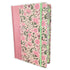 Biblia de Apuntes con Margen Amplio RV1960, tapa dura rosada floral con canto floral LIBRERIA LEVITICO
