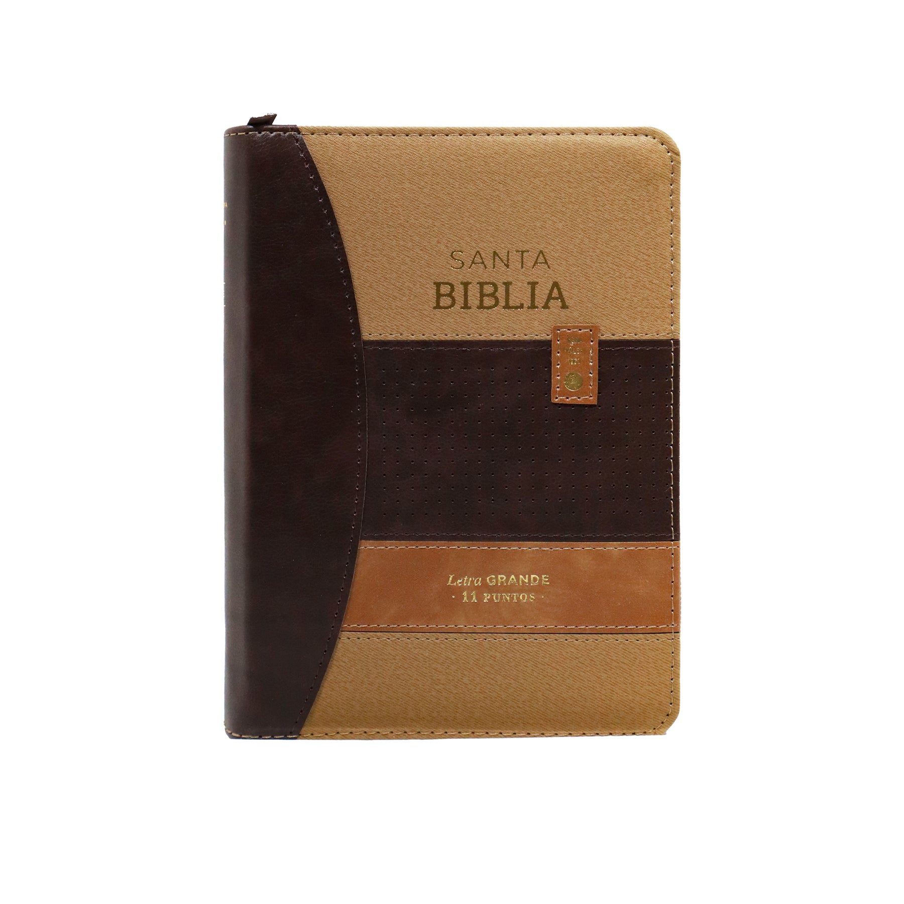 BIBLIA REINA VALERA 1960 LETRA GRANDE COMPACTA CAFÉ/CAFÉ