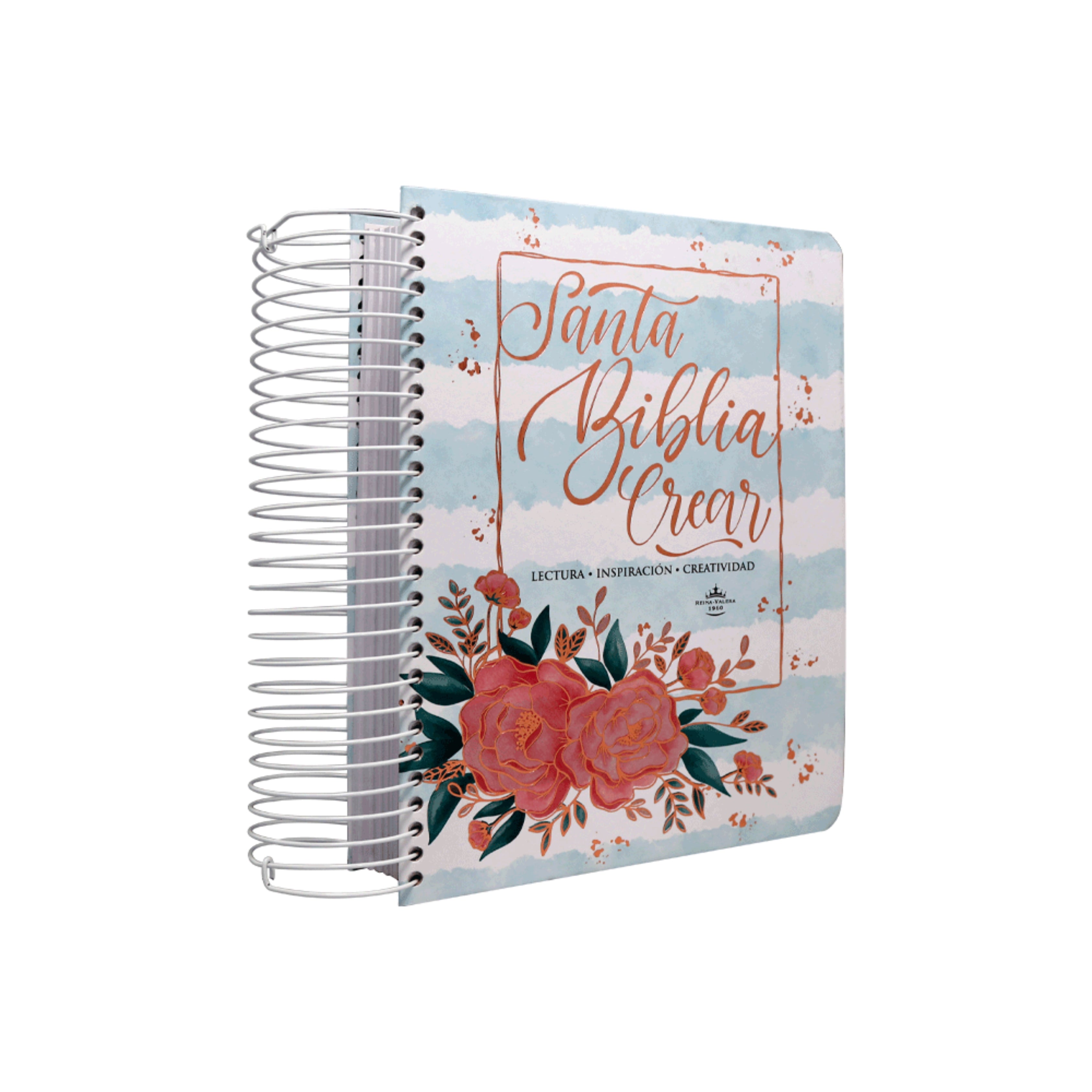 Biblia para Mujeres Crear RV1960 tapa dura flores con espiral