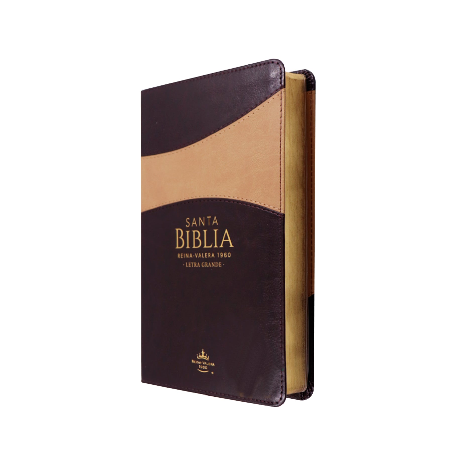 BIBLIA REINA VALERA 1960 LETRA GRANDE MANUAL BEIGE/CAFE