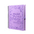 LIBRETA CUADERNO CRISTIANO TAPA DURA C/100 HOJAS LILA