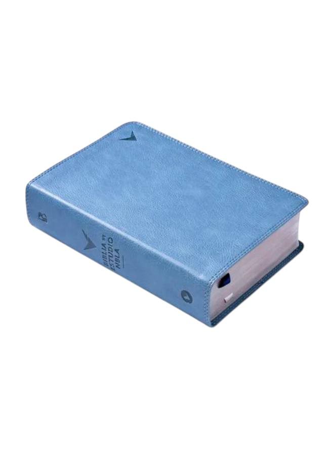 BIBLIA DE ESTUDIO NUEVA BIBLIA DE LAS AMERICAS PIEL AZUL