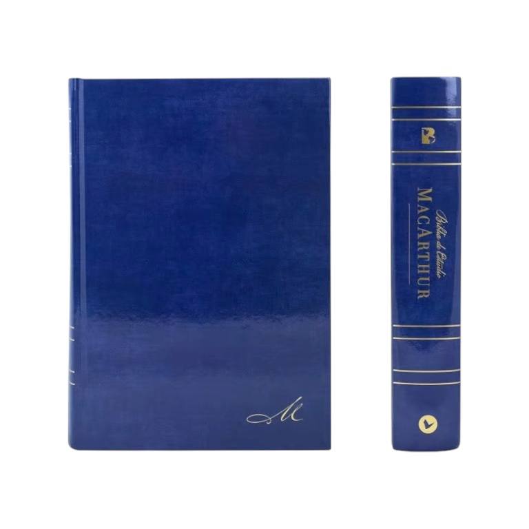 BIBLIA DE ESTUDIO MACARTHUR NBLA TAPA DURA AZUL