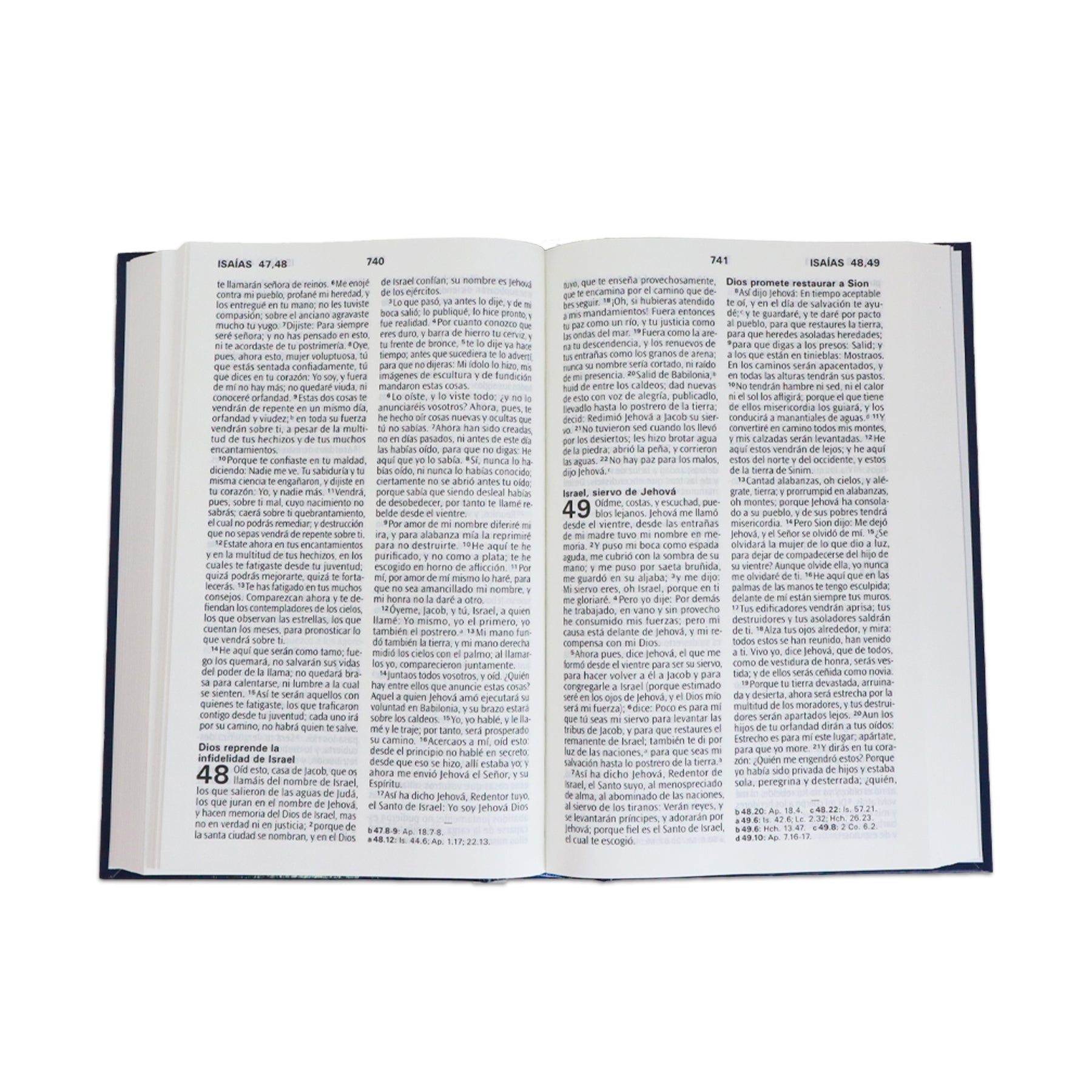 BIBLIA REINA VALERA 1960 MANUAL LETRA GRANDE TAPA DURA AZUL