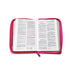 BIBLIA REINA VALERA 1960 BOLSILLO IMIT PIEL FUCSIA BUHO