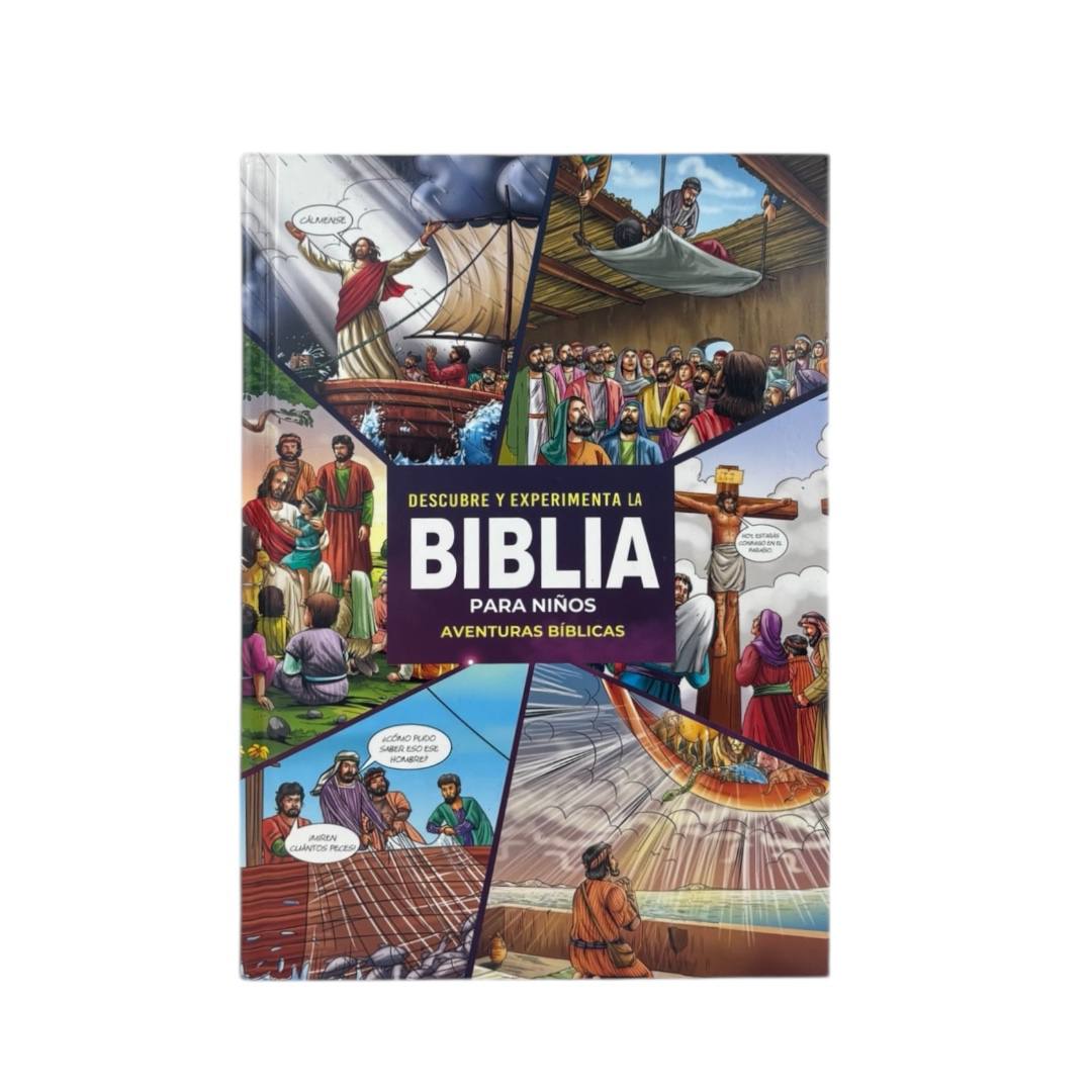 DESCUBRE Y EXPERIMENTA LA BIBLIA PARA NIÑOS (AVENTURAS BIBLICAS)
