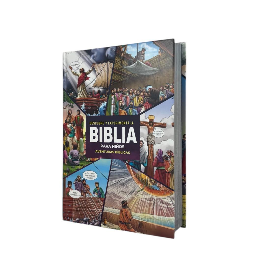 DESCUBRE Y EXPERIMENTA LA BIBLIA PARA NIÑOS (AVENTURAS BIBLICAS)
