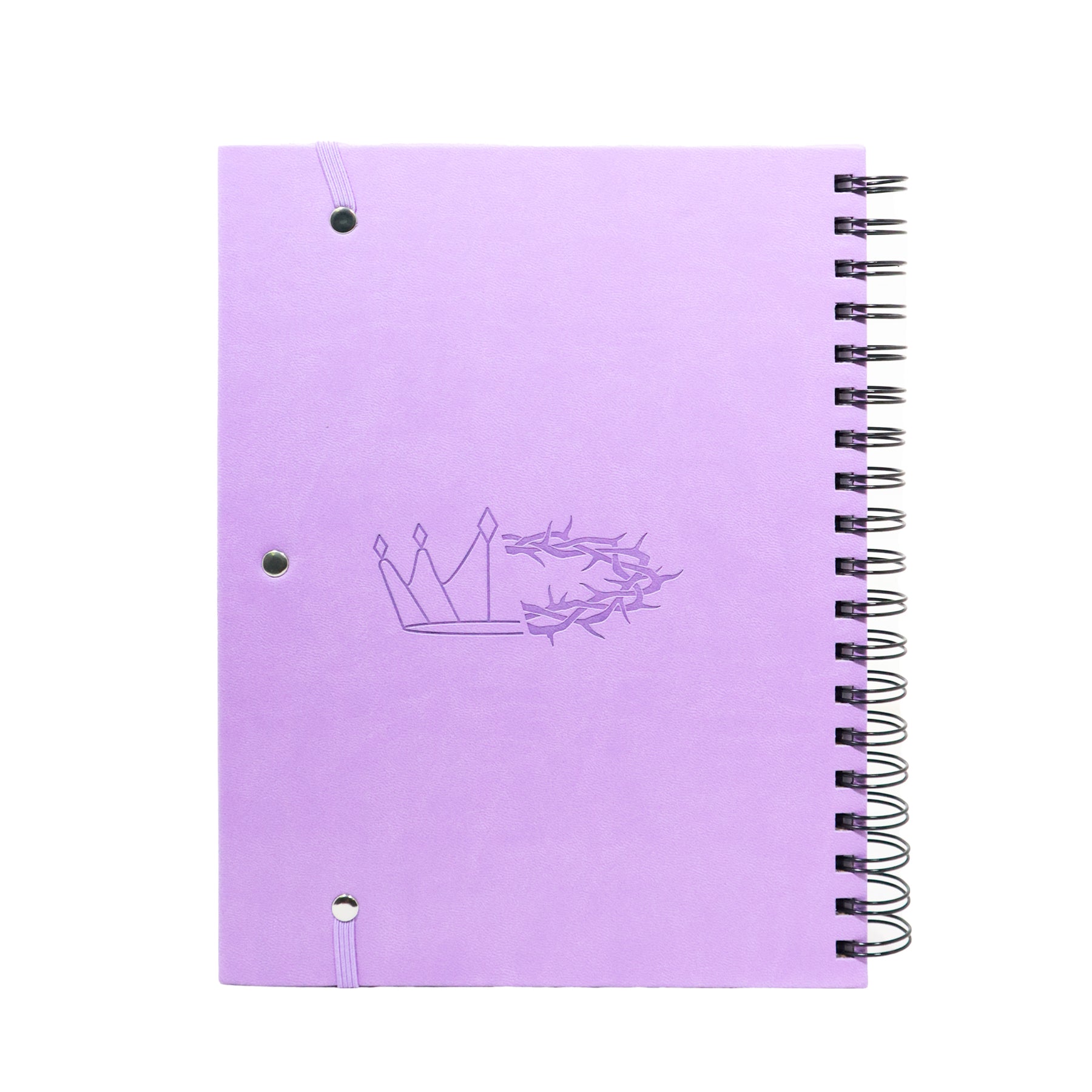 LIBRETA CUADERNO CRISTIANO TAPA DURA C/100 HOJAS LILA