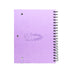 LIBRETA CUADERNO CRISTIANO TAPA DURA C/100 HOJAS LILA