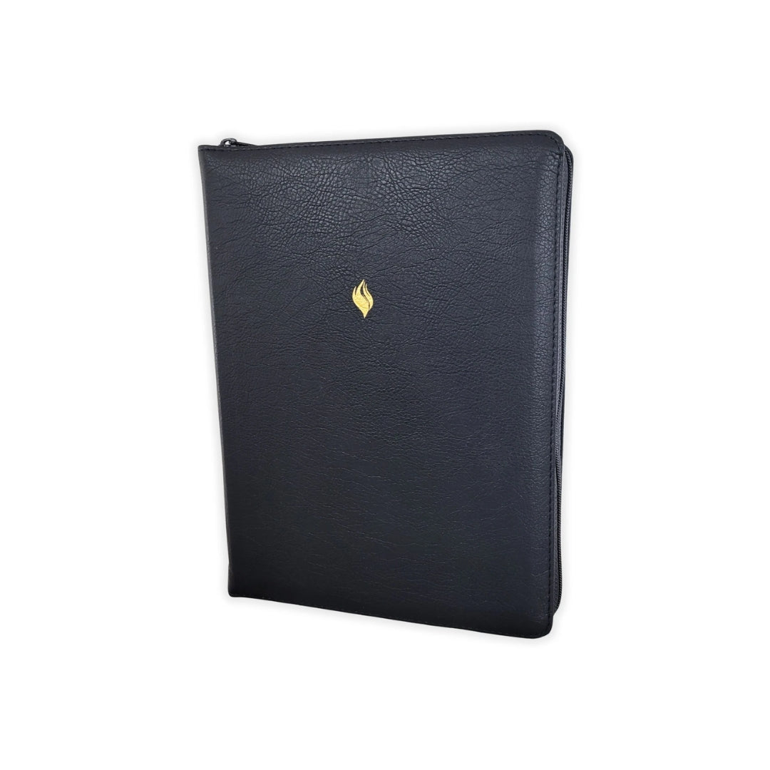 Biblia de Estudio de la Vida Plena con Cierre RV1960, imit piel , negro con índice
