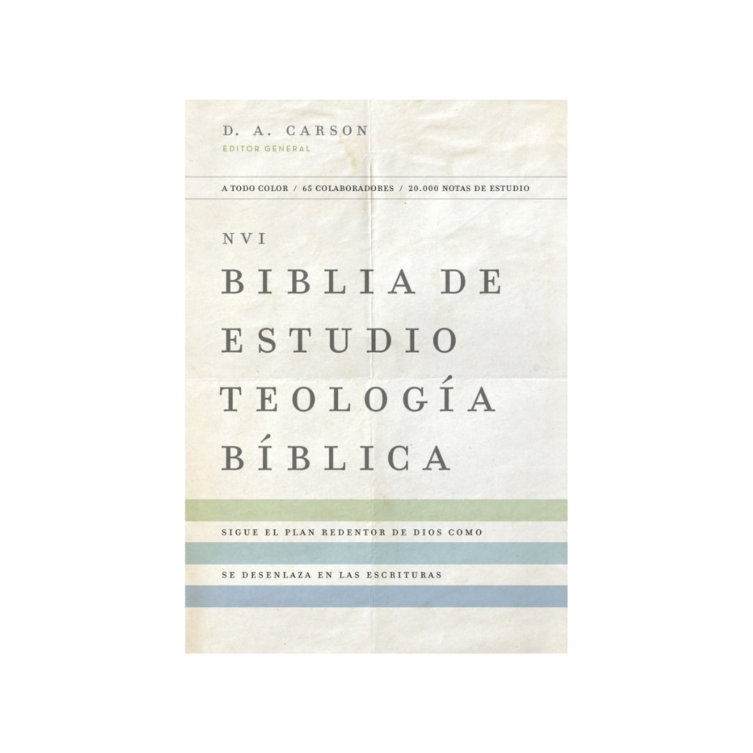Biblia De Estudio Teologia Biblica NVI – Tapa Dura