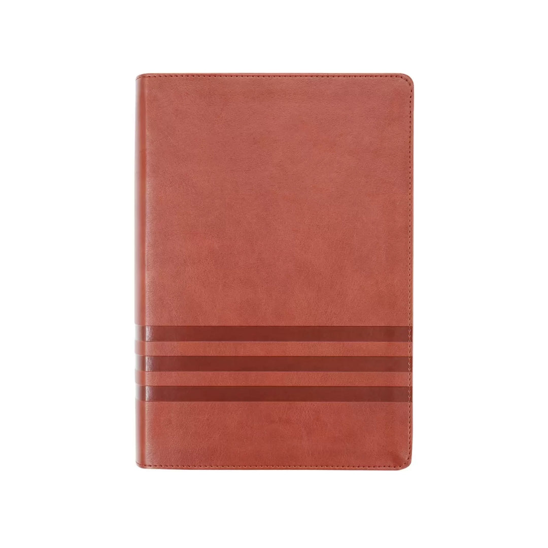 Biblia de Estudio Teología Bíblica NVI – Piel MARRON