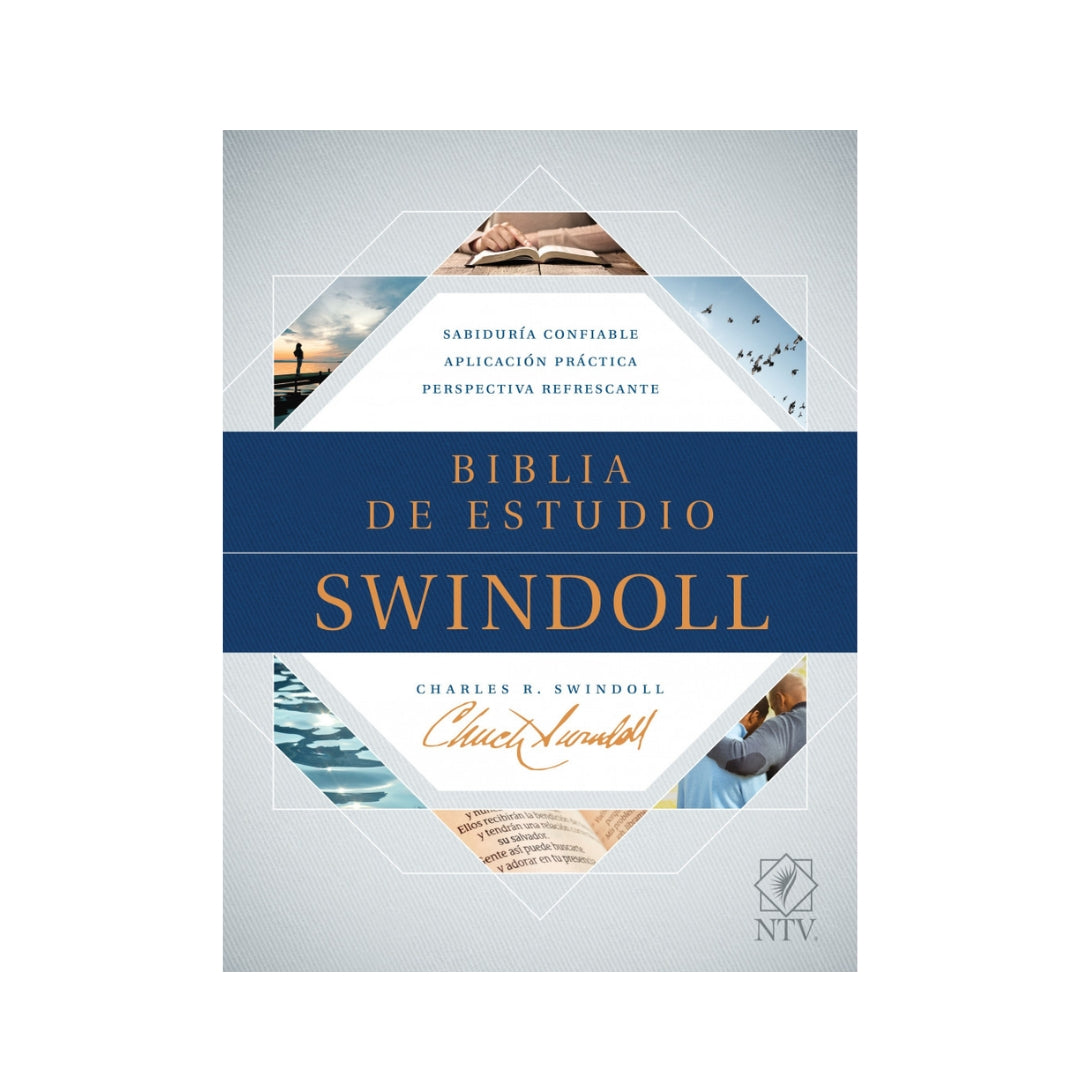 Biblia de estudio Swindoll NTV (SentiPiel, Café/Café claro)