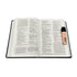 Biblia de estudio Swindoll NTV i /piel marrón azul