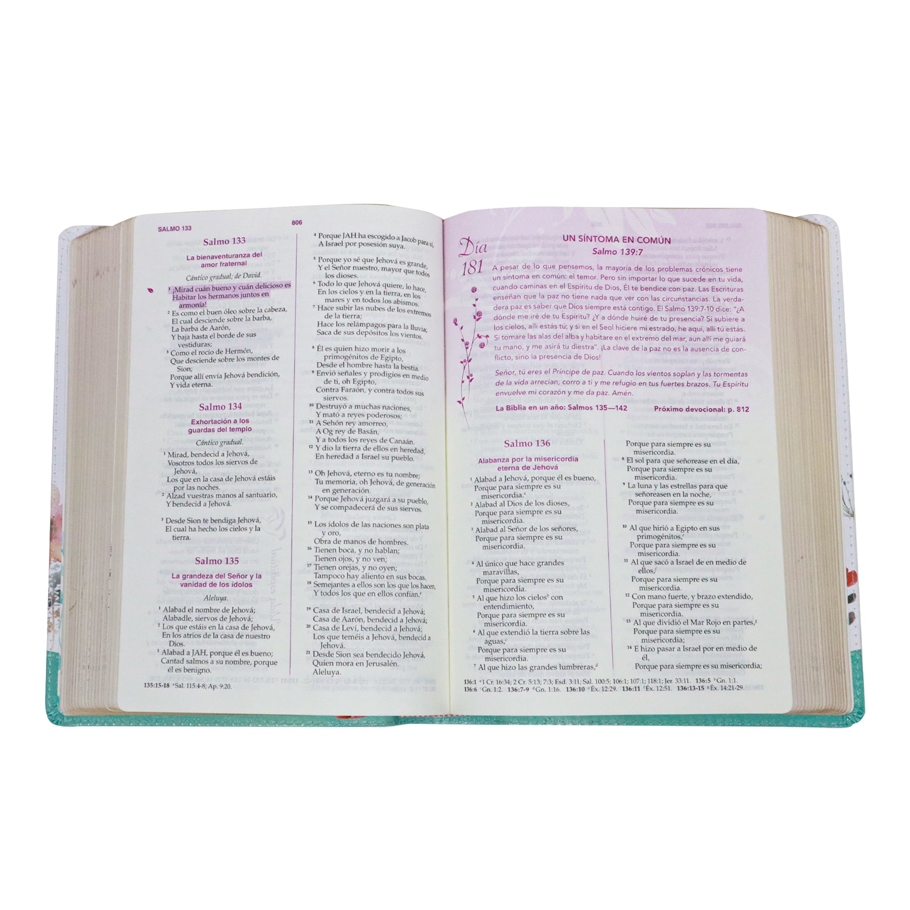 BIBLIA DE LA MUJER CONFORME AL CORAZÓN DE DIOS /EDICIÓN JARDÍN